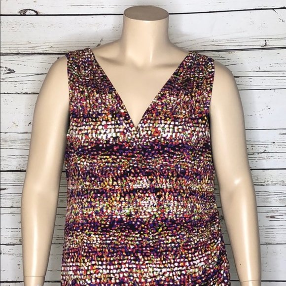 ALFANI Multi Colored Sleeveless Dress - Picture 9 of 11